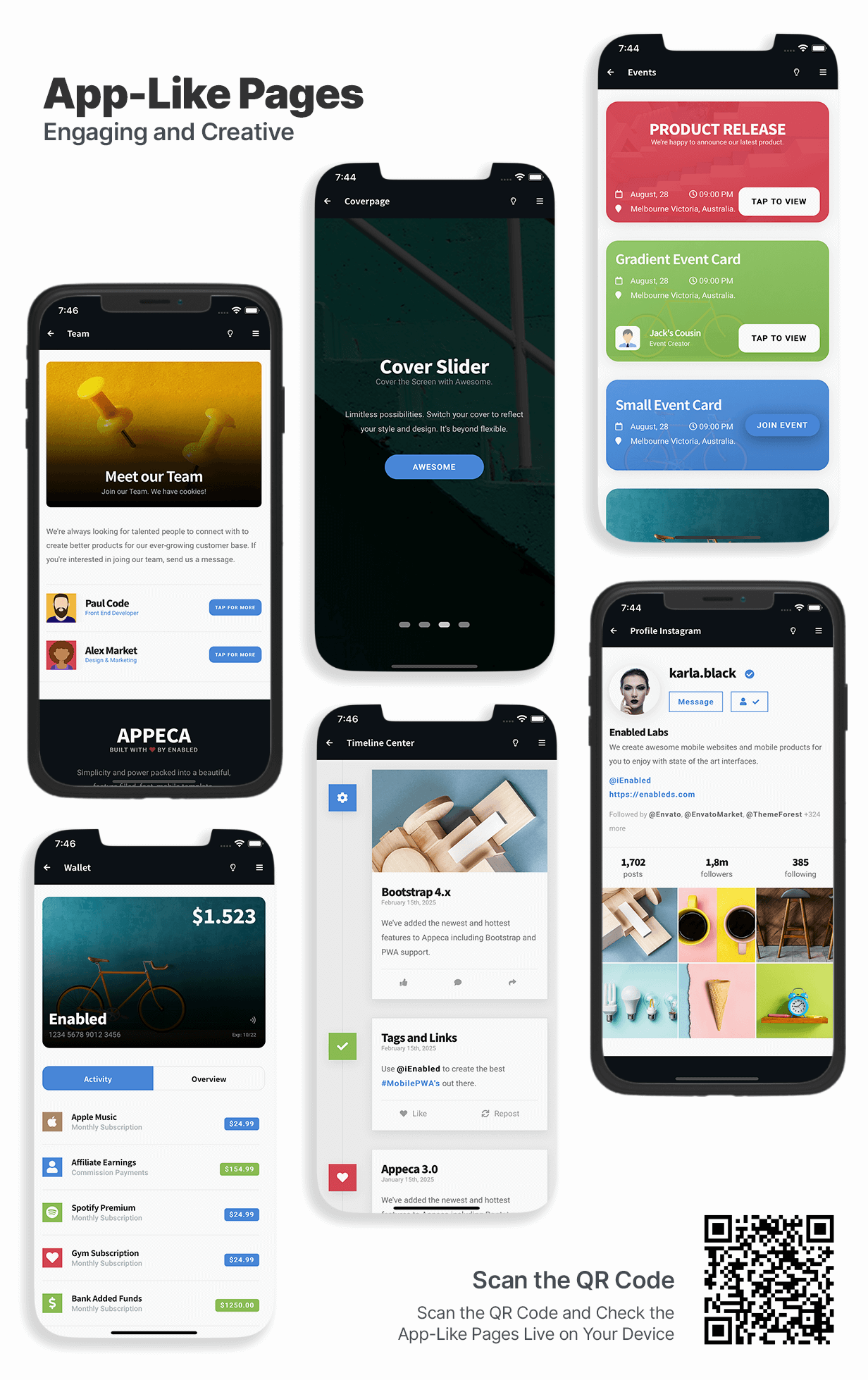 Appeca - Mobile Template & PWA - 15