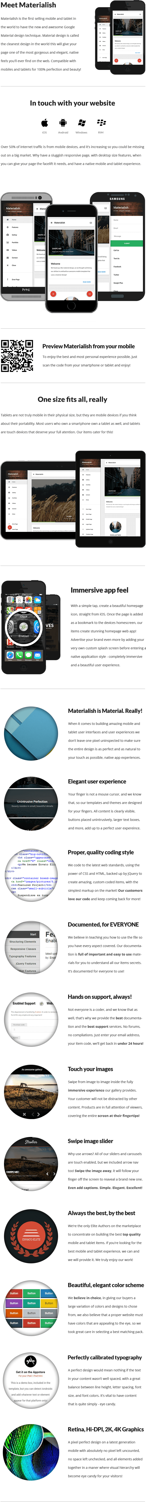 Materialish Mobile | Mobile Template - 9