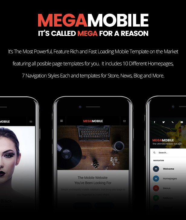 Mega Mobile | Mobile Template - 9