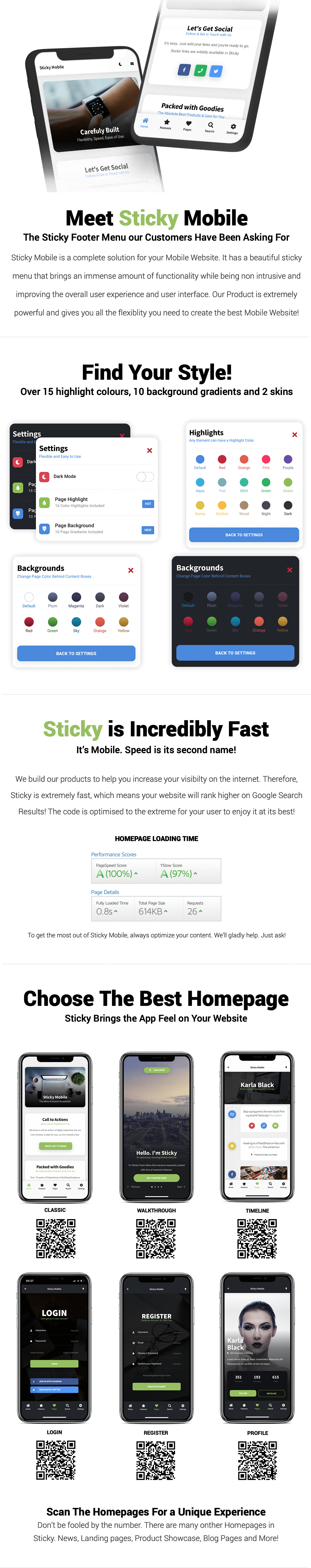 Sticky Mobile | Mobile Template - 9