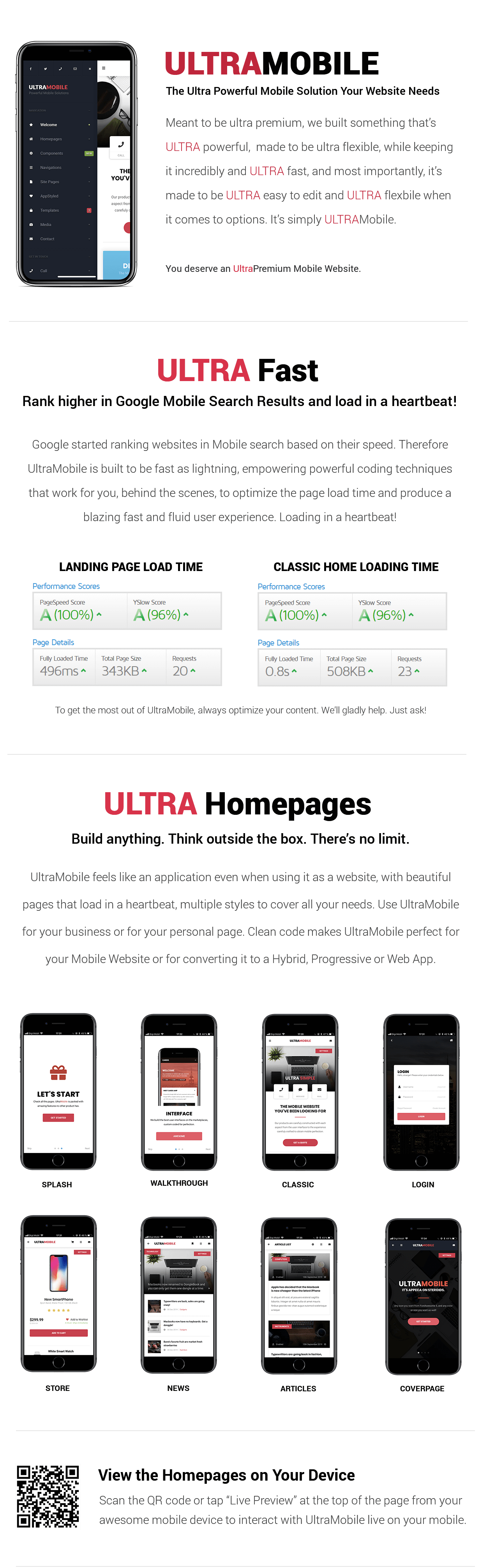 Ultra Mobile | The Ultimate Mobile Template - 11