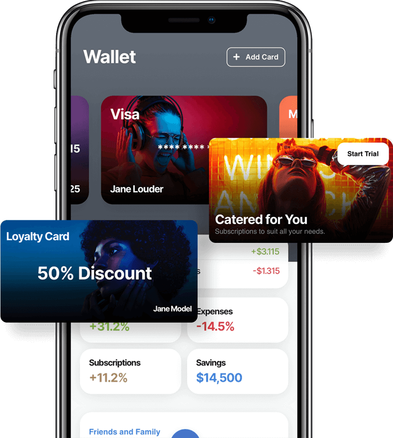 finance app template