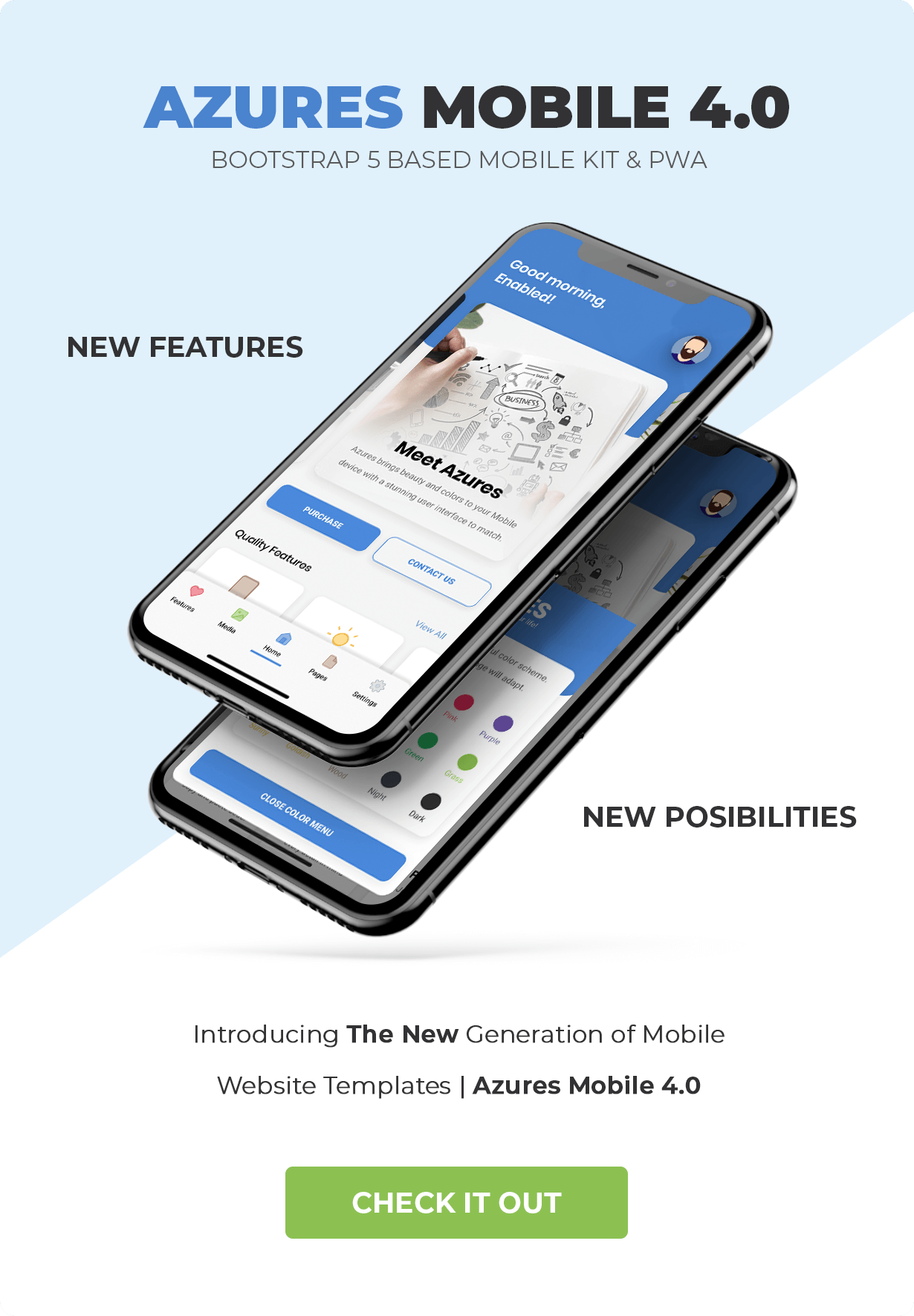 Azures Mobile Template & PWA - 8