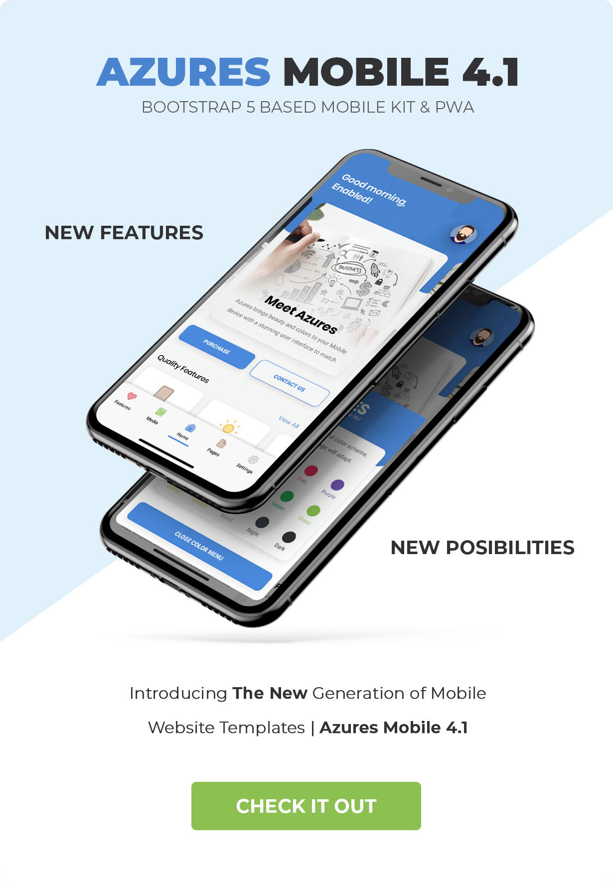Azures Mobile Template & PWA - 8