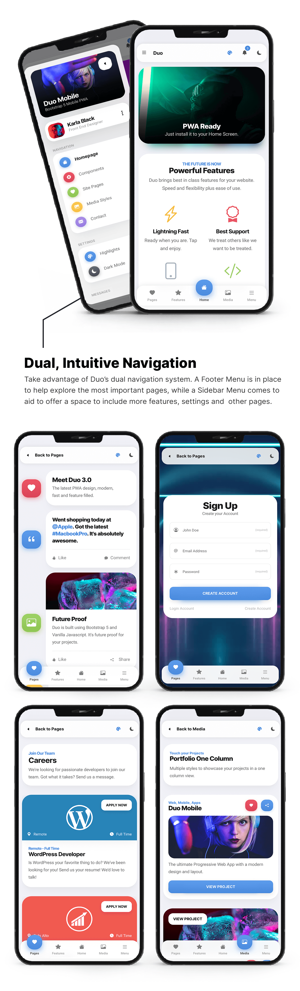Duo - PWA Mobile Kit - 9