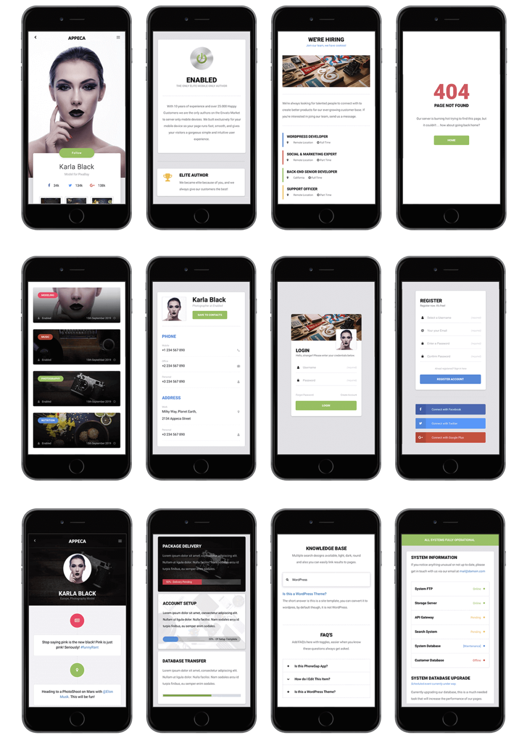 Introducing Bars Mobile Premium Mobile Template | Enabled