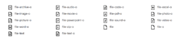 file icons