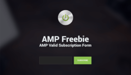 amp freebie subscription form