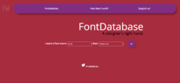 fontdatabase