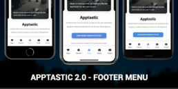 apptastic 2.0 new footer menu