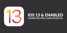 iOS 13 Enabled Compatibilities Dark Mode