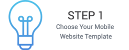 choose your mobile website template