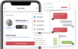 Sticky Mobile Single Project Page