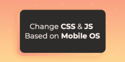 detect mobile os change css or javascript