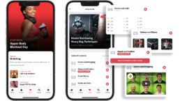 detail page fitness app template